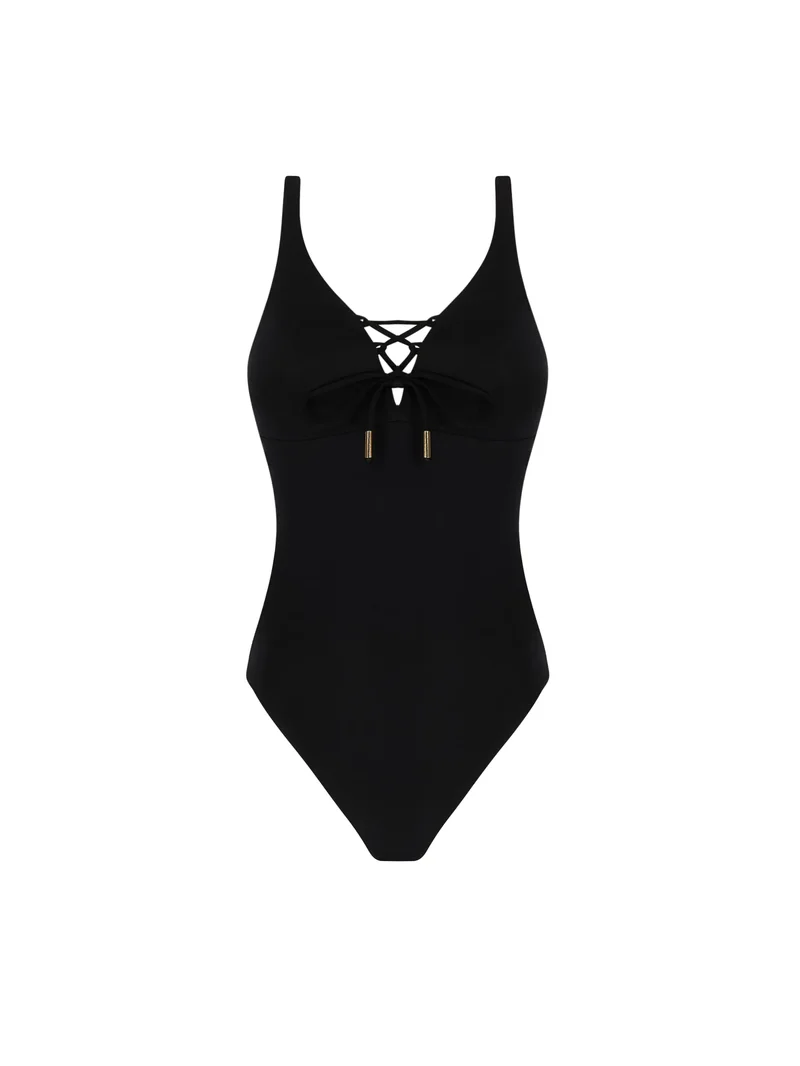 Maillot de bain Antigel de Lise Charmel - Maillot de bain sans armatures La Glam Tonique Noir – Image 2