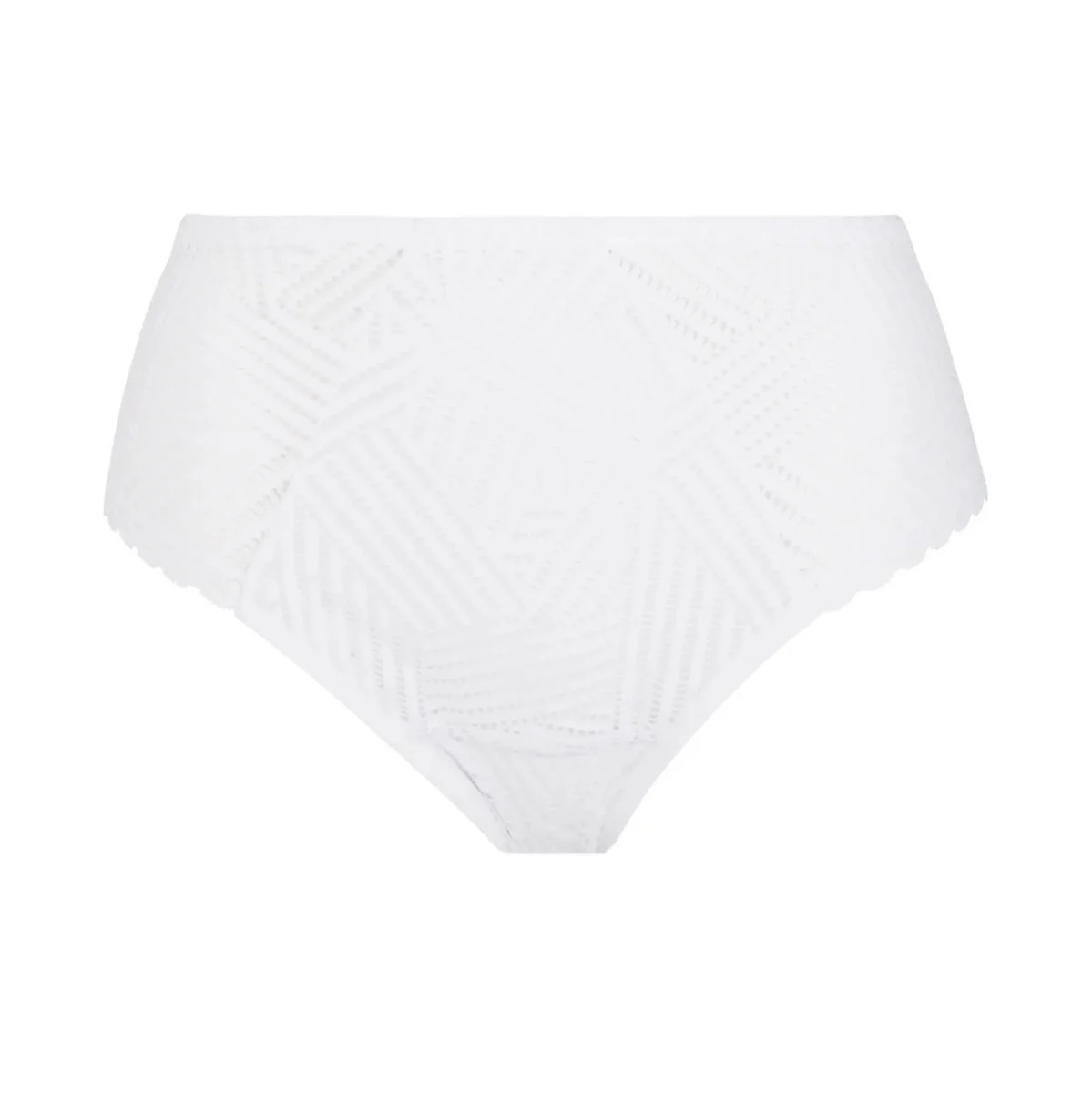 Antigel By Lise Charmel - Tressage Graphic Slip Taille Haute Tressage Blanc