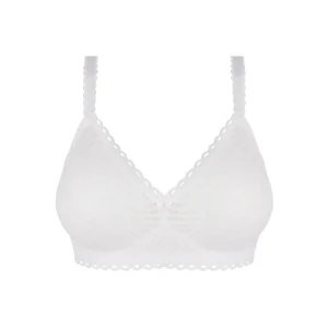 Antigel de Lise Charmel - Soutien-gorge triangle sans armatures Tressage Graphic Tressage Blanc