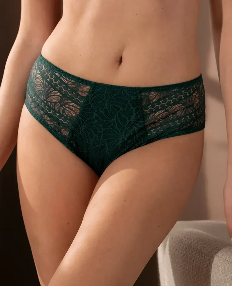 Antigel de Lise Charmel - Atelier Seduction Slip Taille Haute Vert Anglaise – Image 3