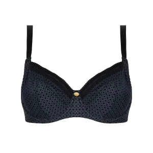 Antigel de Lise Charmel - Daily Paillette 3/4 tasse Balconette Noir Pailette