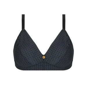 Antigel de Lise Charmel - Soutien-gorge triangle couvrant sans armatures Daily Paillette Noir Paillette