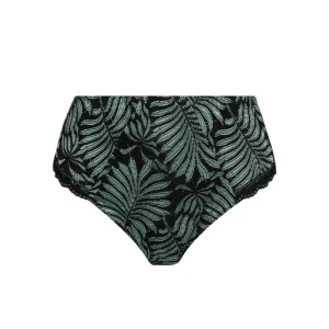 Antigel de Lise Charmel - Slip Taille Haute Jungle Du Soir Vert Minuit