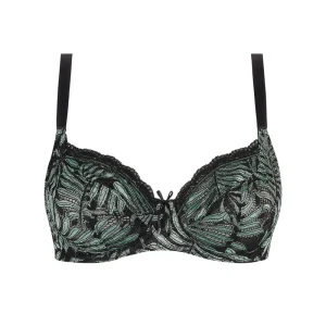 Antigel de Lise Charmel - Soutien-gorge Corbeille Jungle Du Soir Vert Minuit