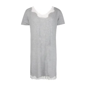 Antigel de Lise Charmel - Nuisette à manches courtes Simply Perfect Chiné Gris