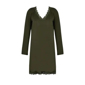 Antigel de Lise Charmel - Robe de nuit à manches longues Simply Perfect Cappuccino