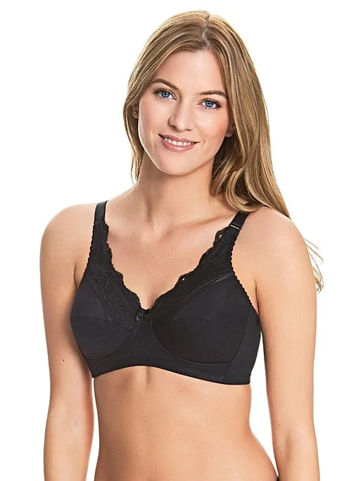 Royce - Soutien-gorge à poches non rembourré Jasmine Noir – Image 2