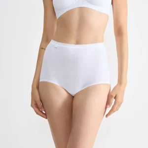 Sloggi - Culotte taille haute Basic Plus blanche