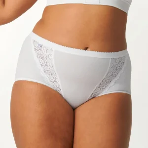 Sloggi - Culotte taille haute chic blanche