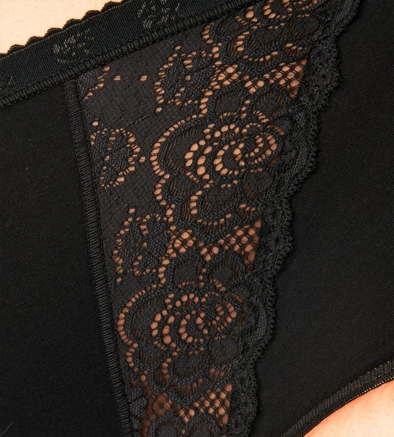 Sloggi - Culotte taille haute chic noire – Image 5