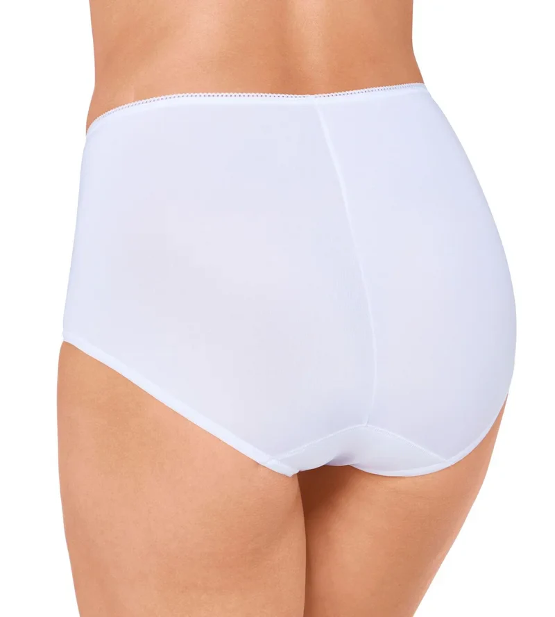 Sloggi - Slip taille haute en microfibre blanche 24/7 – Image 3