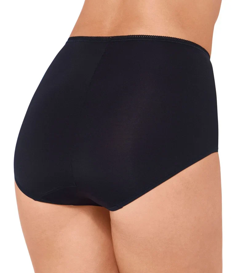 Sloggi - Slip taille haute en microfibre noir 24/7 – Image 3