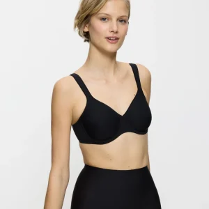 Triumph - Soutien-gorge moulé moderne en coton doux noir