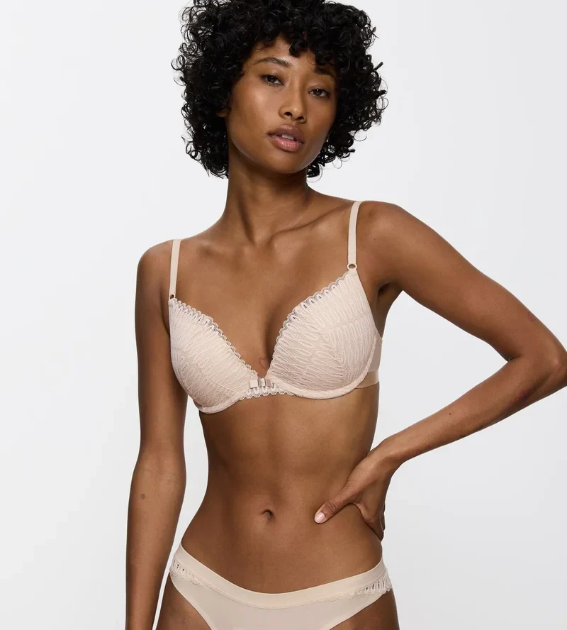 Triumph - Aura Spotlight Soutien-gorge push-up rembourré couleur rêve crémeux – Image 2