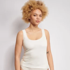 Sloggi - Débardeur Go en soie blanche