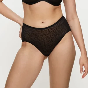 Triumph - Culotte maxi transparente Signature Noir intense