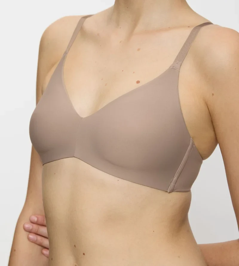 Triumph - Soutien-gorge moulé Pure Micro sans rembourrage, couleur Café Latte – Image 5