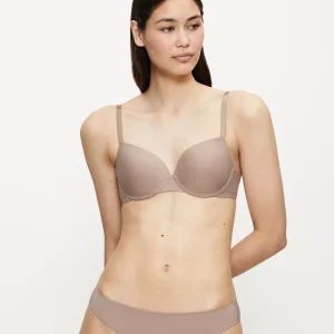 Triumph - Soutien-gorge à armatures moulé Pure Micro, couleur Café Latte