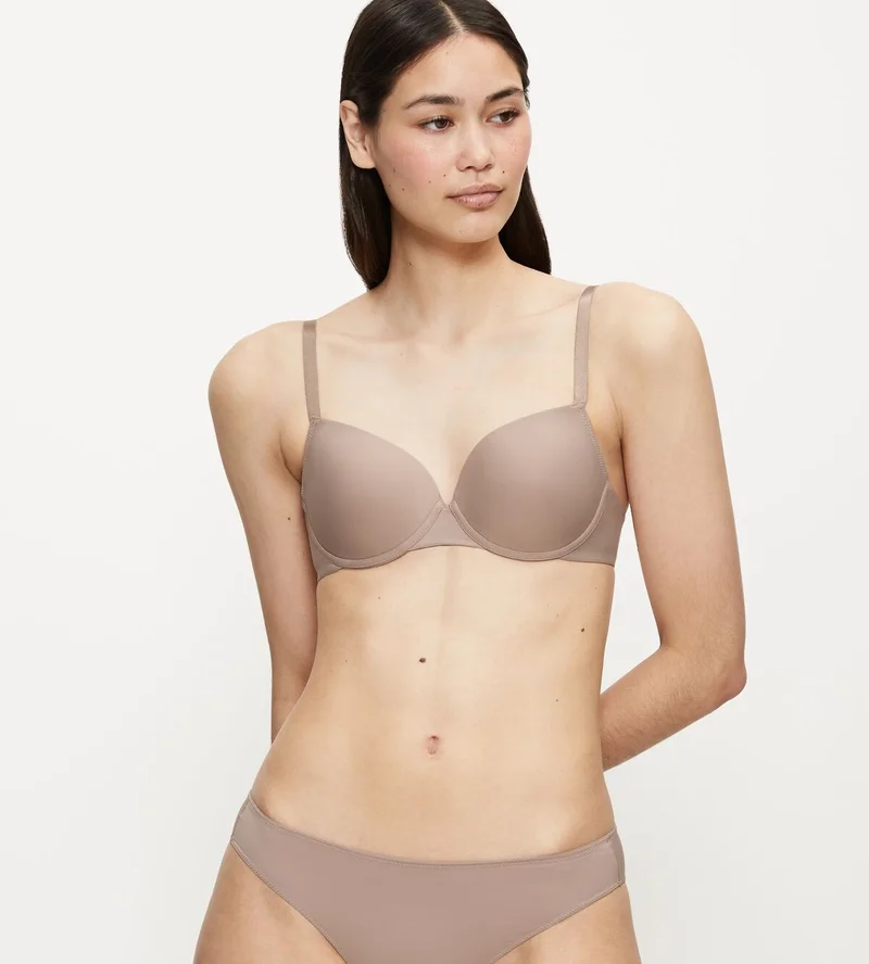 Triumph - Soutien-gorge à armatures moulé Pure Micro, couleur Café Latte – Image 2