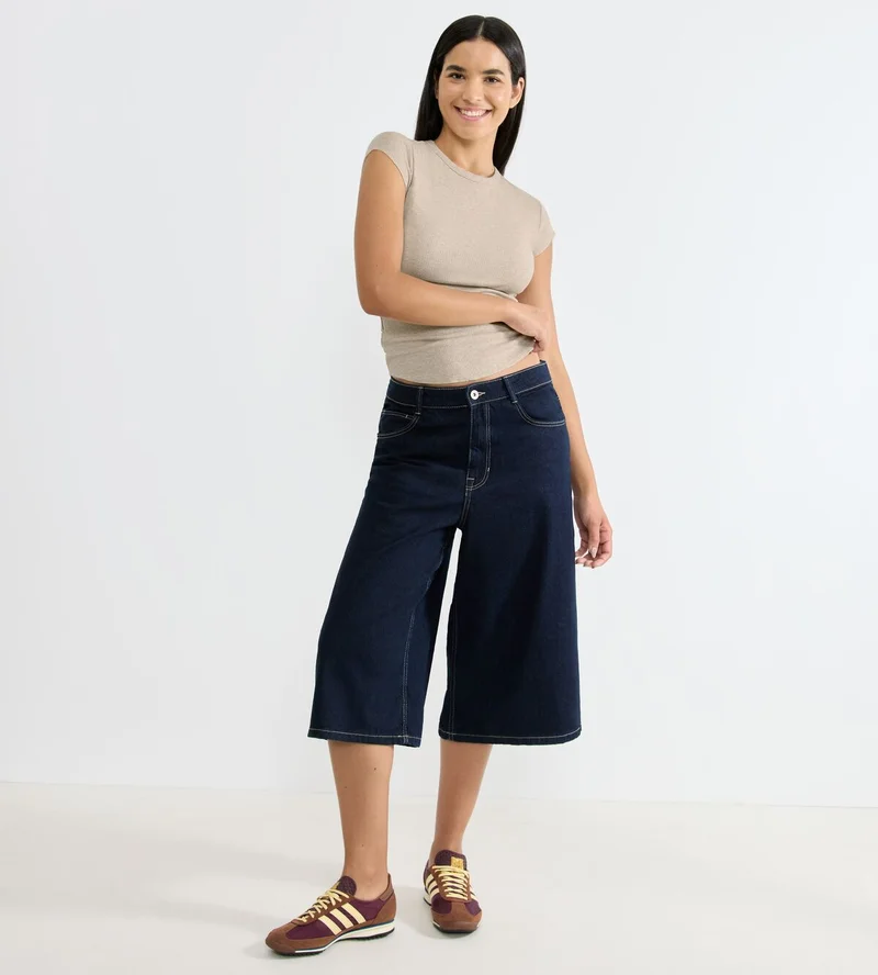 Sloggi - Go T-shirt côtelé gris combiné – Image 3