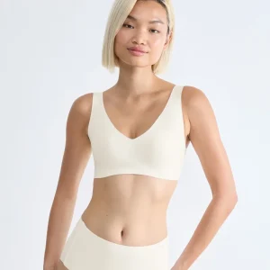 Sloggi - Soutien-gorge Zero Feel en soie blanche
