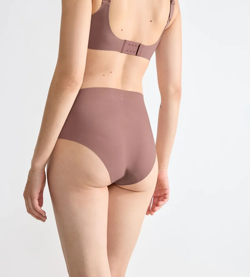 Sloggi - Culotte taille haute Zero Feel Cacao – Image 4