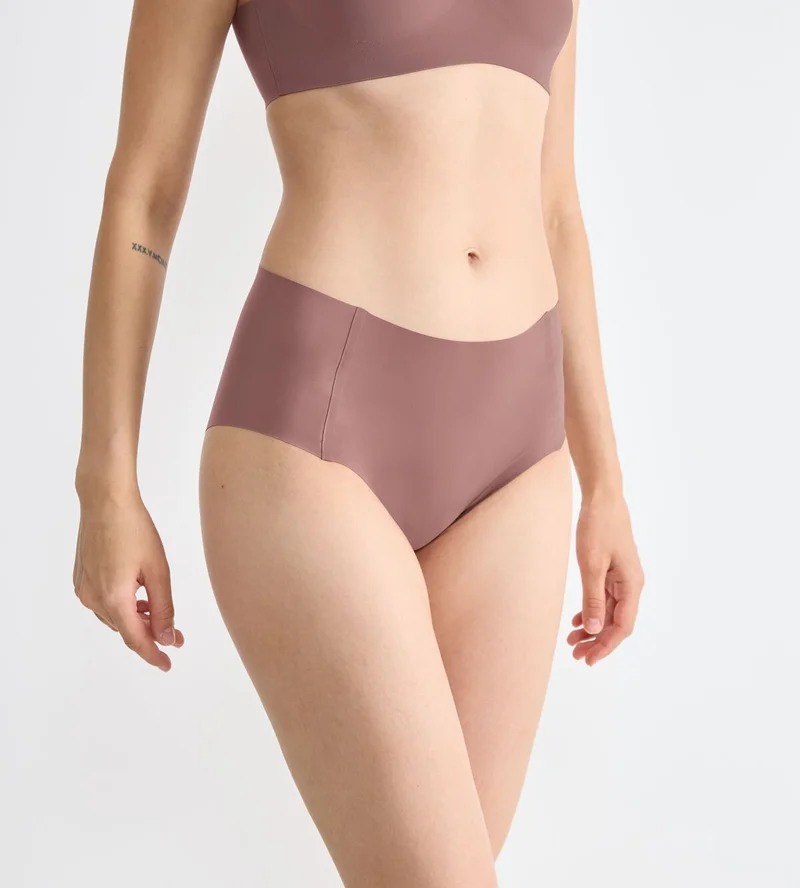 Sloggi - Culotte taille haute Zero Feel Cacao – Image 2