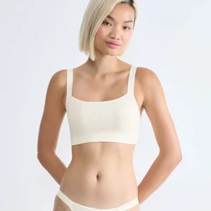 Sloggi - Top décontracté en soie blanche