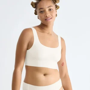 Sloggi - Top Zero Feel en soie blanche