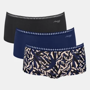 Sloggi - Go Crush Short Multipack Bleu