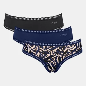 Sloggi - Go Crush Hipster Multipack Bleu