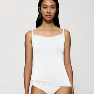 Triomphe - Sensation de débardeur spaghetti blanc en modal