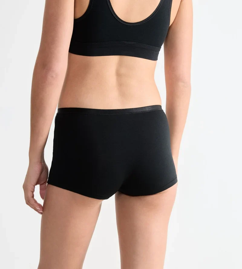 Sloggi - Short en coton noir Go Daily – Image 4