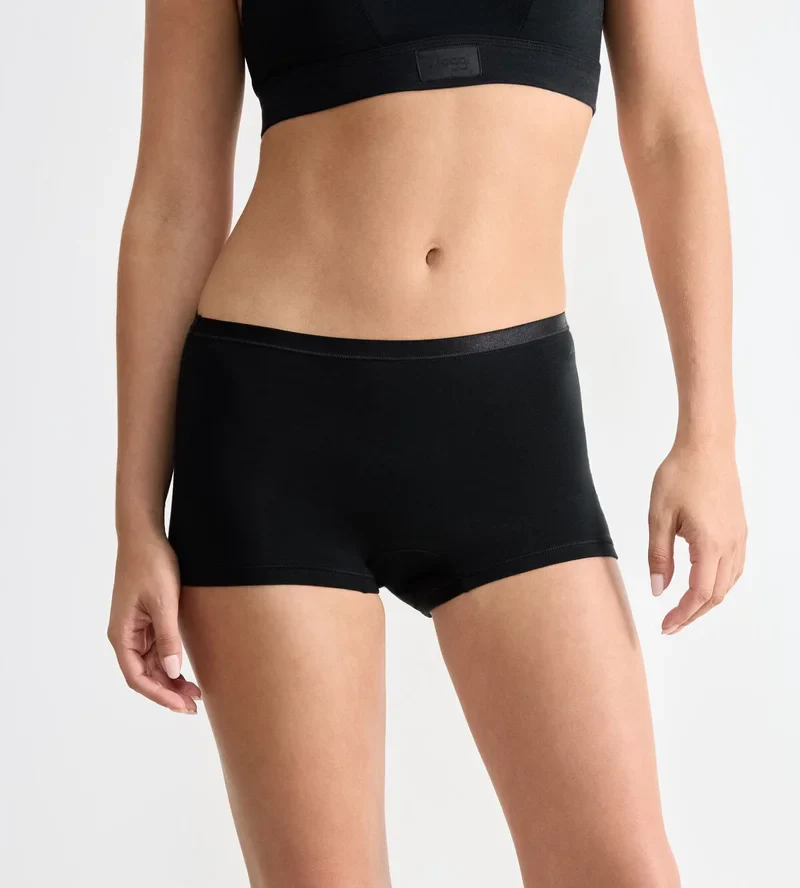 Sloggi - Short en coton noir Go Daily – Image 2