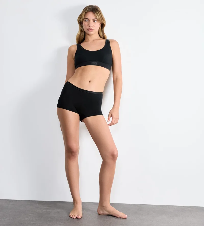 Sloggi - Short en coton noir Go Daily – Image 3