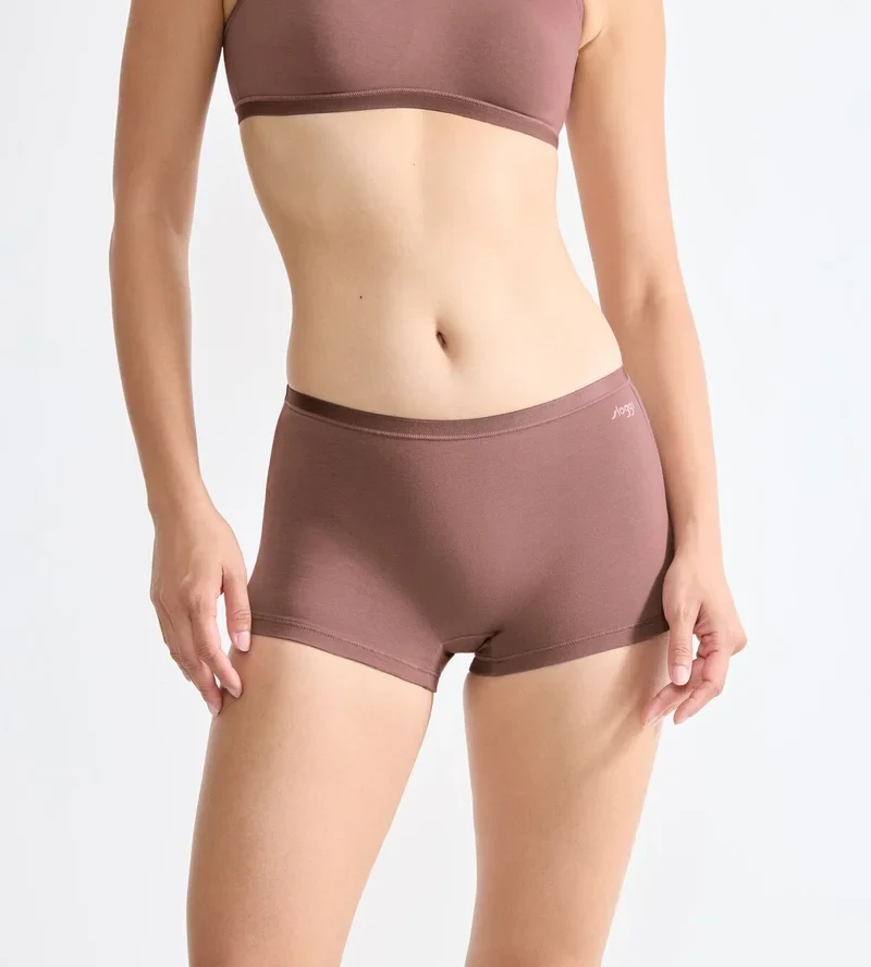 Sloggi - Short en coton Go Daily Cacao