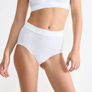 Sloggi - Culotte taille haute Double Comfort blanche