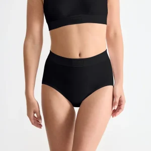 Sloggi - Culotte taille haute Double Comfort Noire