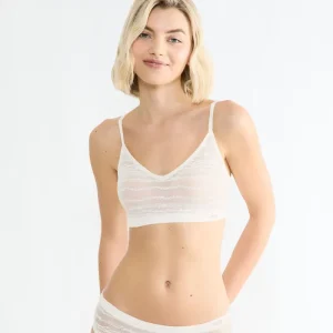 Sloggi - Soutien-gorge en dentelle Free Evolve, blanc soie