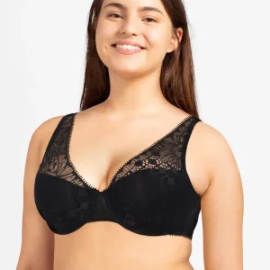 Chantelle - Soutien-Gorge Espaceur Plongeant Day To Night Noir