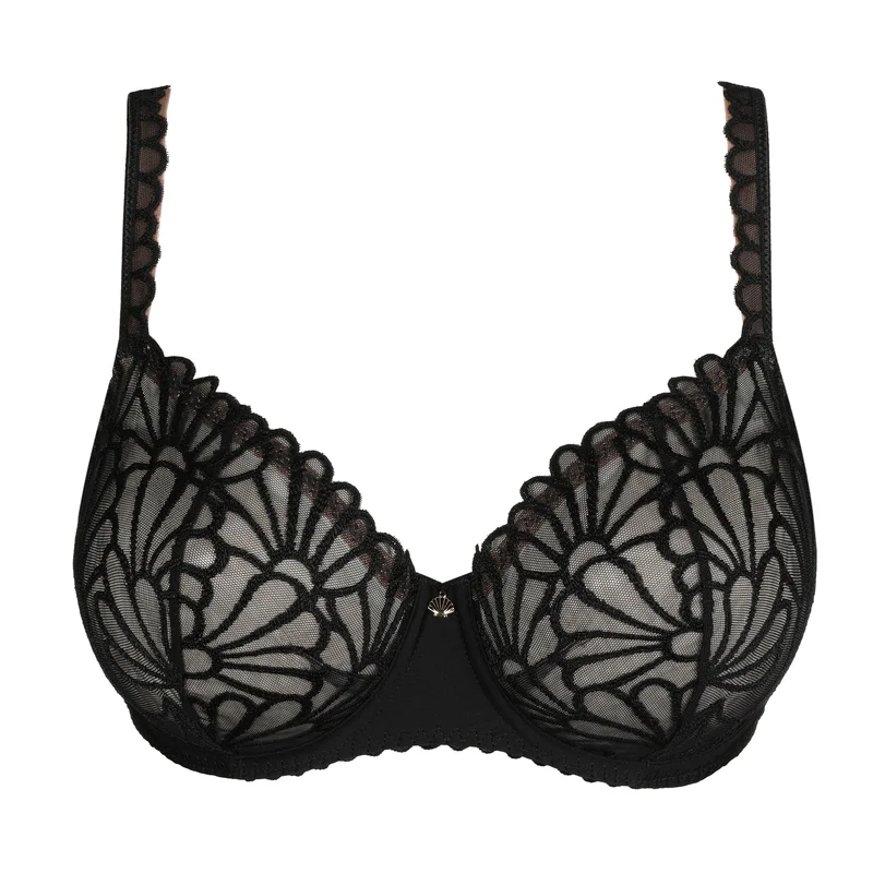 Primadonna - Soutien-gorge balconnet Gallipoli à coutures verticales Noir – Image 8