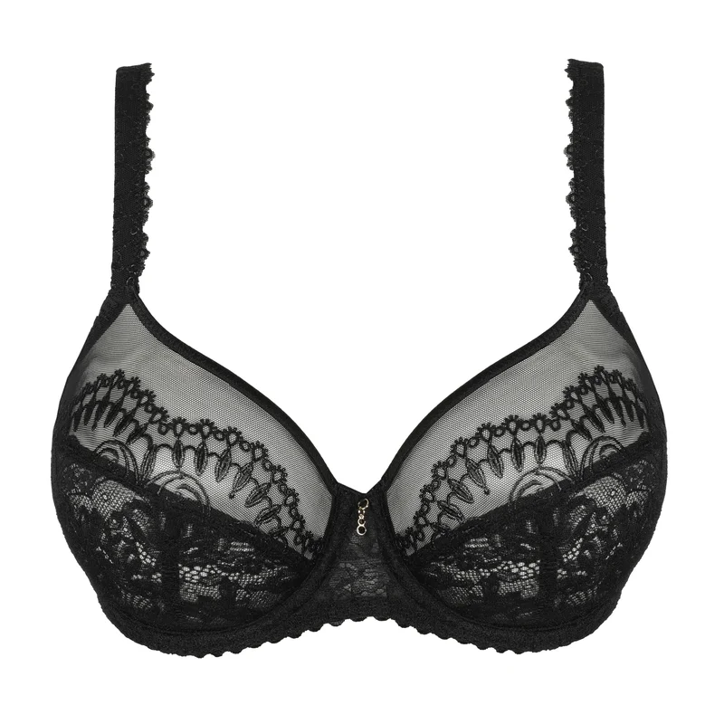 Primadonna - Soutien-gorge balconnet Shimla à coutures verticales noir – Image 8