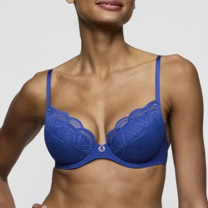 Marie Jo - Soutien-gorge push-up Cathia à coussinets amovibles Stylo Bleu