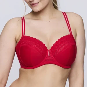 Soutien-gorge Primadonna Twist - East End à bonnets emboîtants, rouge véritable