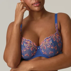 Primadonna - Soutien-gorge balconnet Lenca Couture verticale Yeux bleus