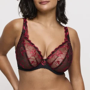 Primadonna - Soutien-gorge plongeant Springdale Noir Rose
