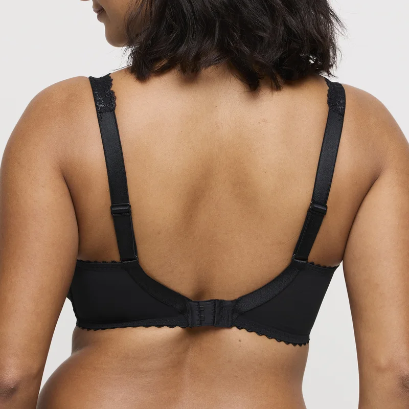 Primadonna - Soutien-gorge balconnet Shimla à coutures verticales noir – Image 7