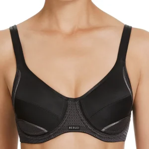 Berlei - Soutien-gorge à armatures en maille Sports Electrify Noir